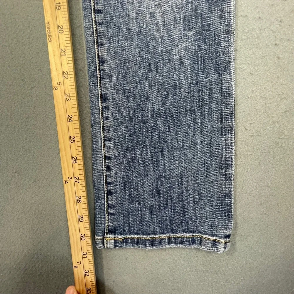 cabi Blue Cinch Straight Stretch Denim Jeans Women 4